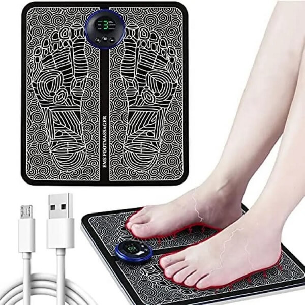 EMS Foot Massager Rechargeable Electronic Muscle Stimulator