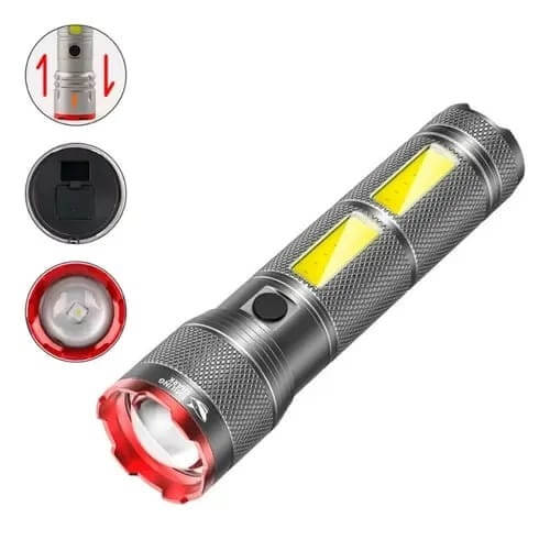 Rechargeable Torch Aluminum Alloy Body X03