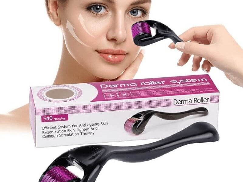 Derma Roller Micro Needle for Hair, Beard Growth and Facial Skin Therapy (1.00mm)