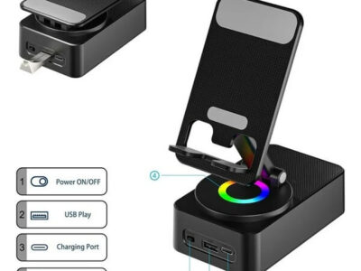 Phone Stand with Wireless Speaker