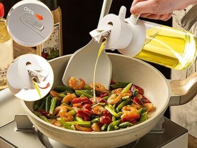 2 in 1 Oil Sprayer and Oil Dispenser Bottle 500ml