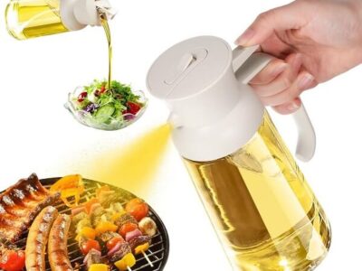 2 in 1 Oil Sprayer and Oil Dispenser Bottle 500ml