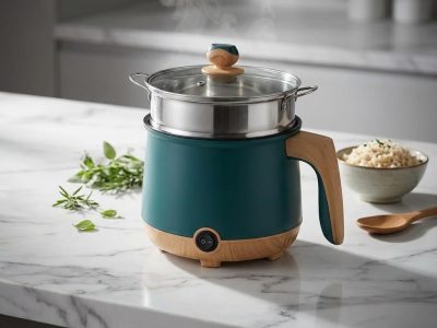 1.9L Electric Rice Cooker Small Multi Cooker Hot Pot Steamer