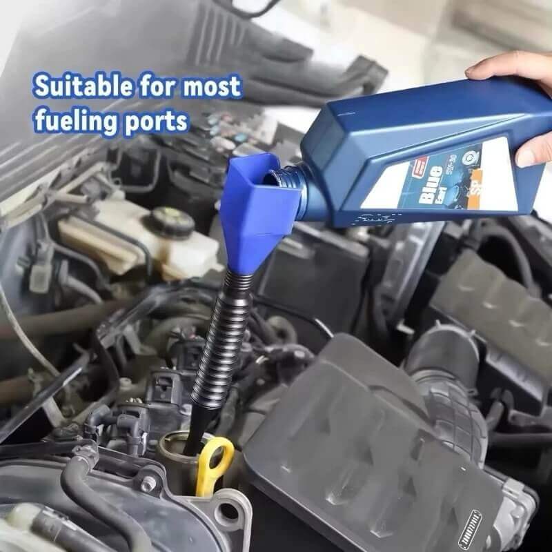 Oil Funnel Car Refueling Foldable and Portable