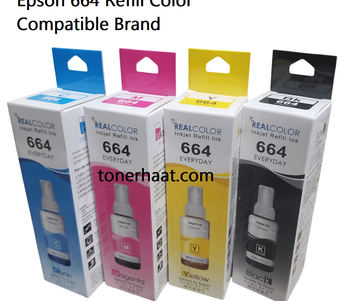 664 Compatible Refill ink set