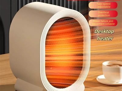 Fast Quiet Warm Air Blower | Home Office Heater