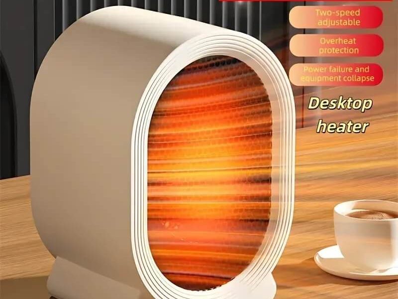Fast Quiet Warm Air Blower | Home Office Heater