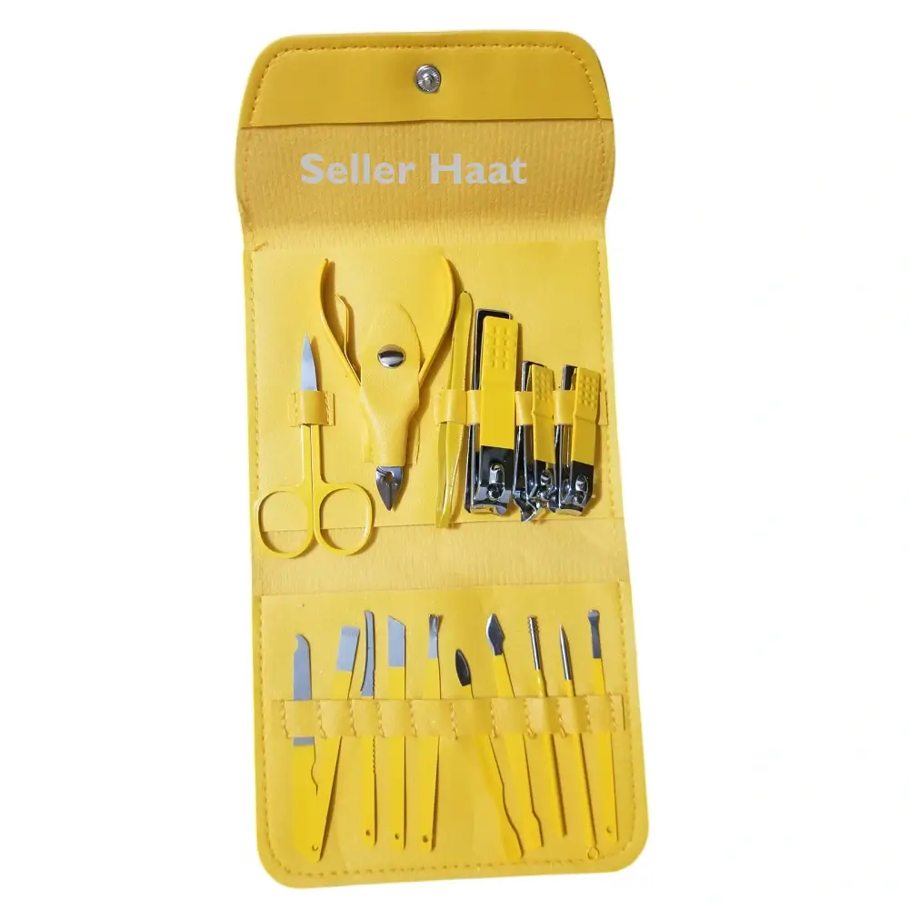 Manicure Set Stainless Steel Nail Clippers Kit And Pedicure (16Pcs)