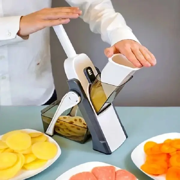 Multifunctional Spring Vegetable Cutter Chopper Dicer Peeler Slicer