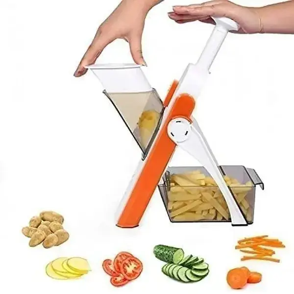 Multifunctional Spring Vegetable Cutter Chopper Dicer Peeler Slicer