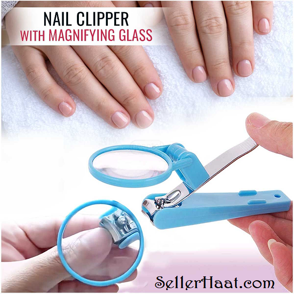 Nail Cutter with Magnifying Glass