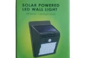 LED Motion Sensor Wall Solar Light Waterproof Security Lamp (30 LED)