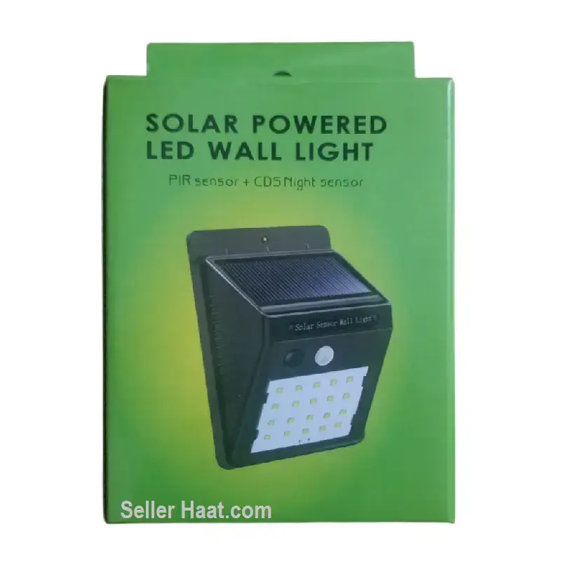 LED Motion Sensor Wall Solar Light Waterproof Security Lamp (30 LED)